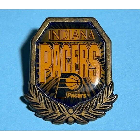 Tyrese Halliburton 2025 Card & Indiana Pacers Vintage Wincraft NBA Pin - Picture 2 of 4